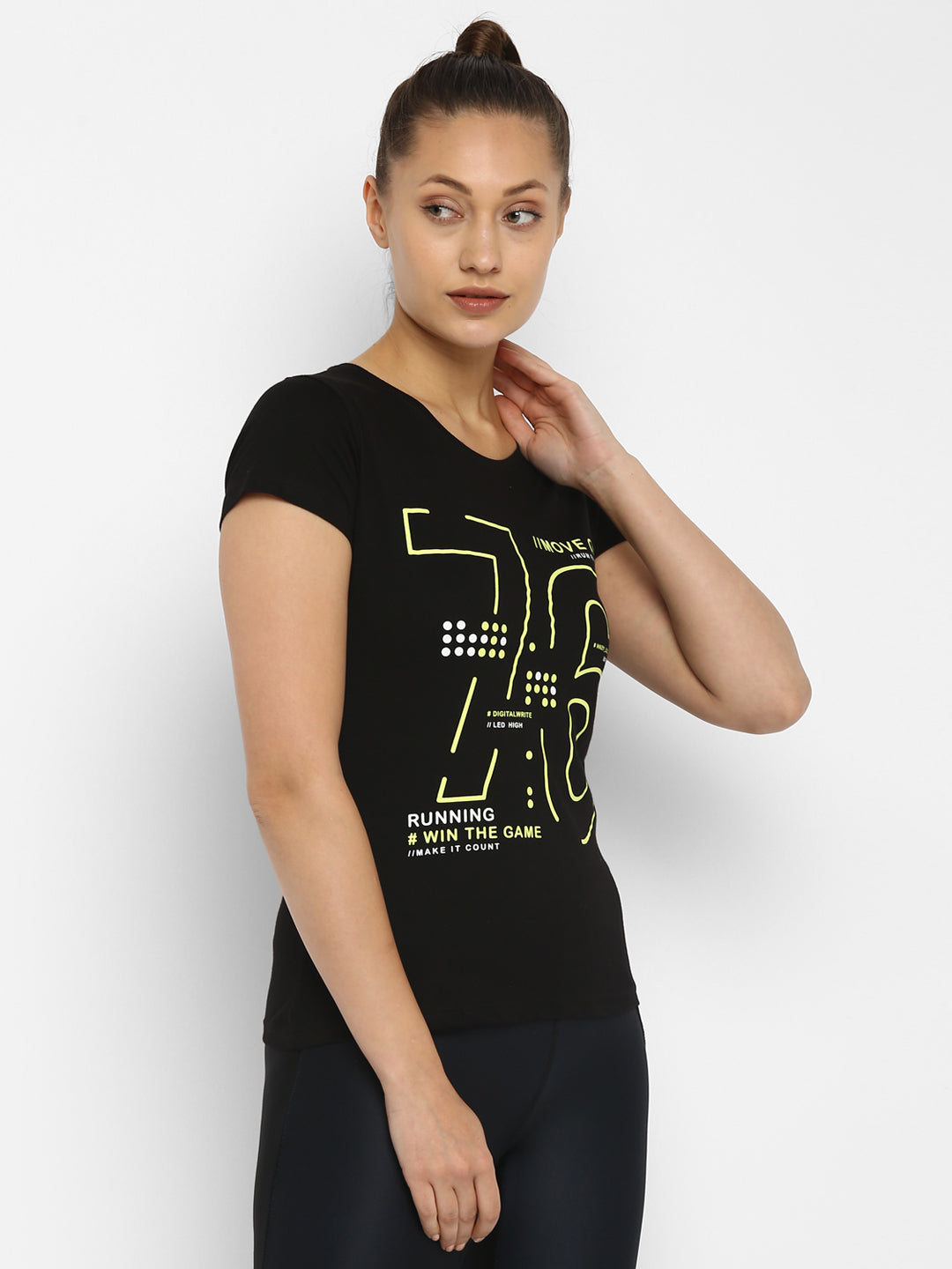 Ap'pulse Women's Printed Sport T-Shirt