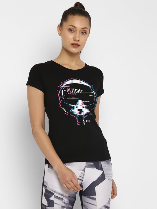 Ap'pulse Women's Printed Sport T-Shirt