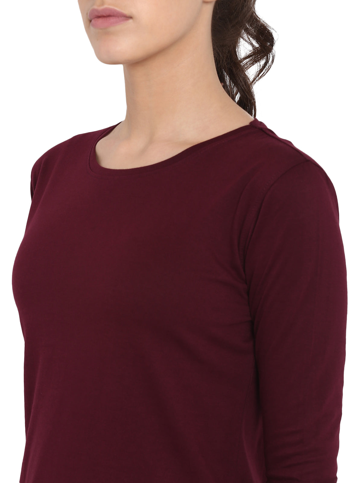 Ap'pulse Women's 3/4th sleeve Round Neck Tshirt