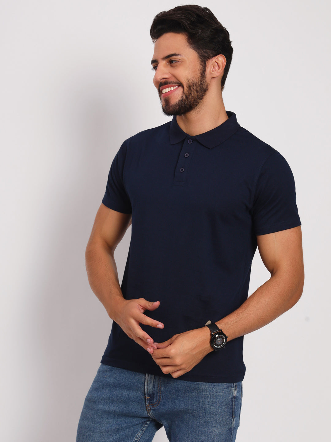 Ap'pulse Men's Casual Polo Tshirt