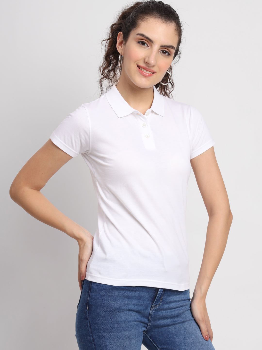 Ap'pulse Women's Casual Polo Tshirt