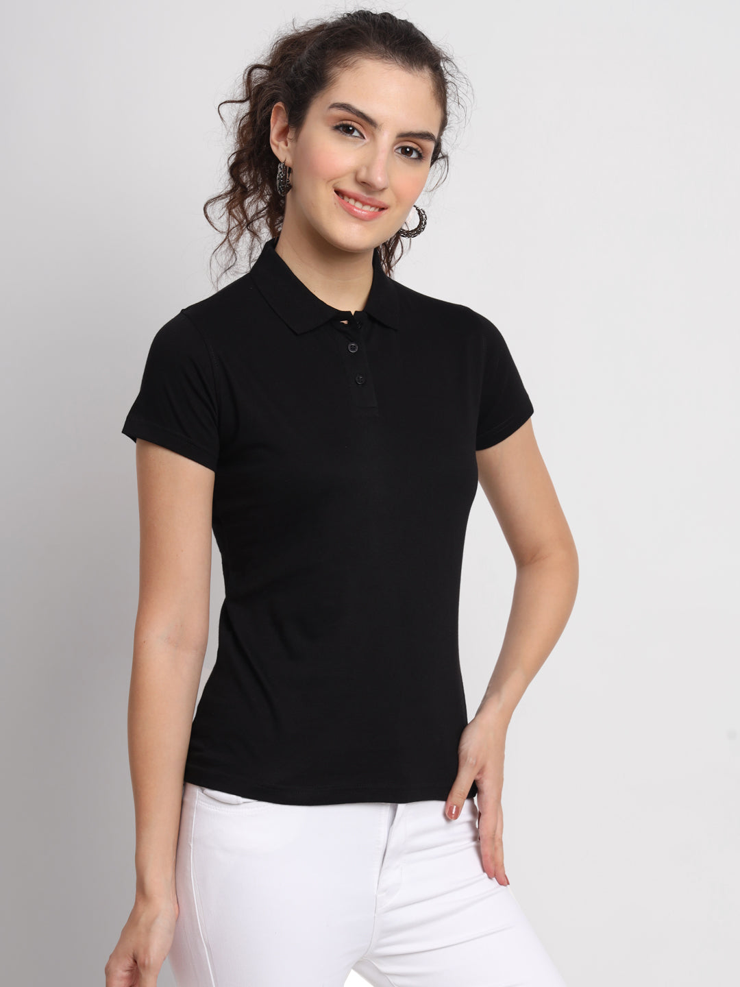 Ap'pulse Women's Casual Polo Tshirt