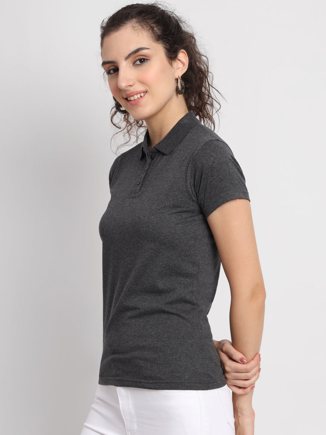 Ap'pulse Women's Casual Polo Tshirt