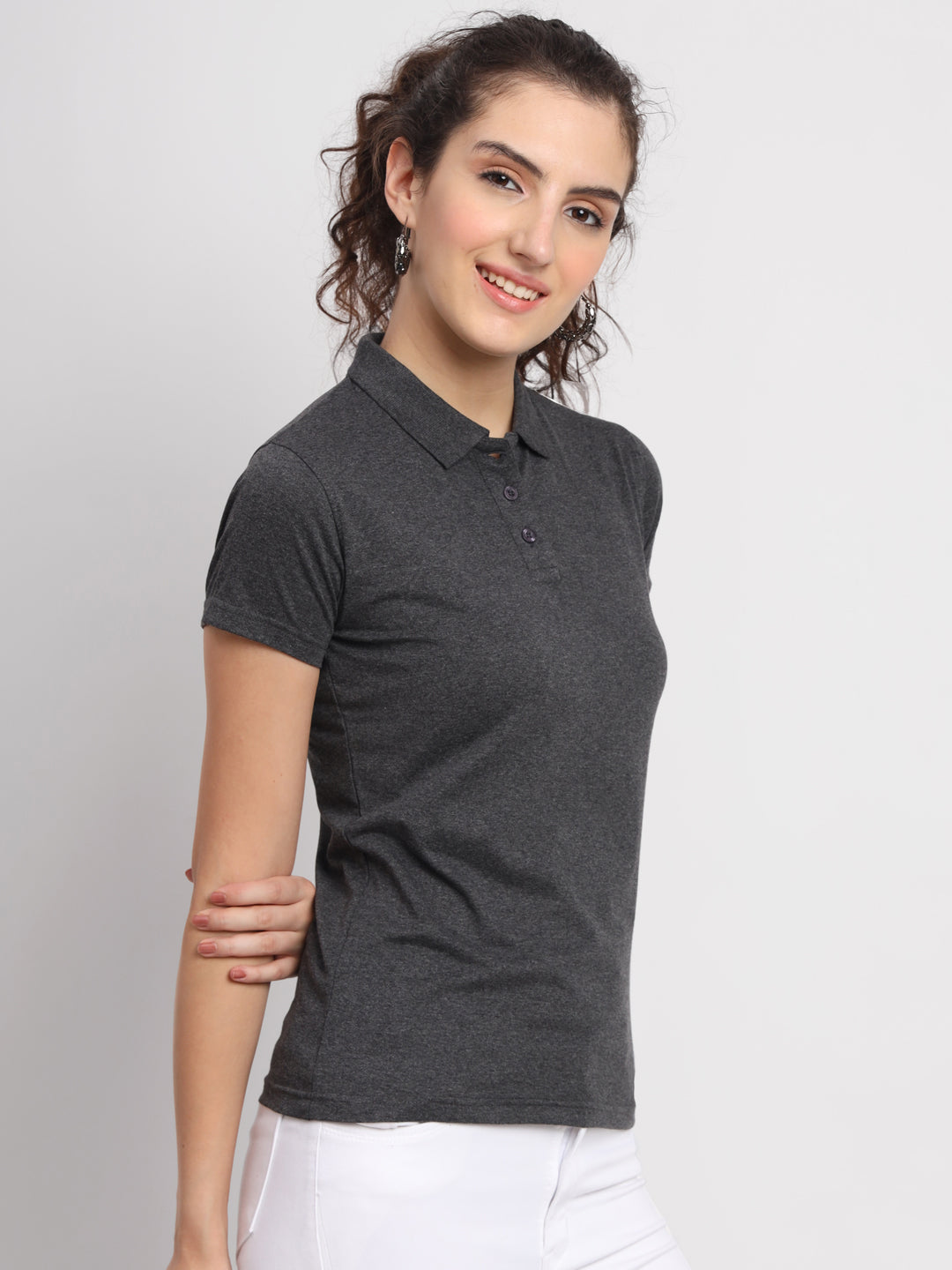 Ap'pulse Women's Casual Polo Tshirt