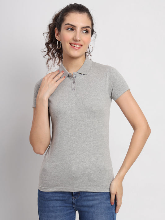 Ap'pulse Women's Casual Polo Tshirt