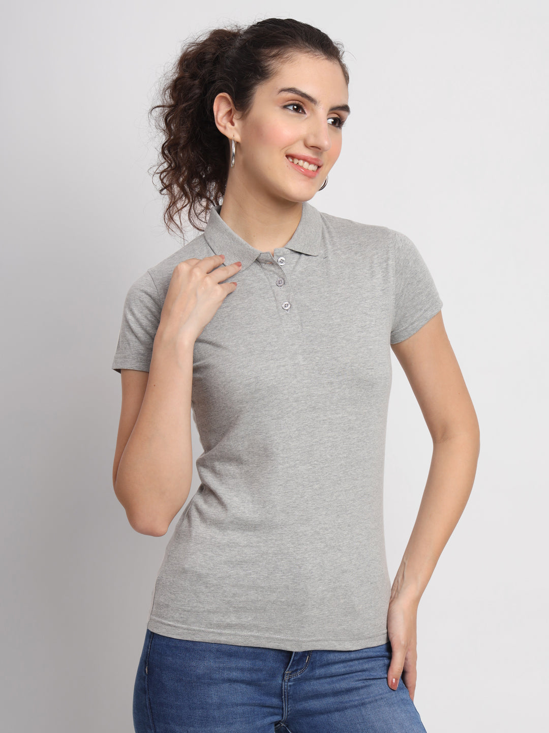 Ap'pulse Women's Casual Polo Tshirt