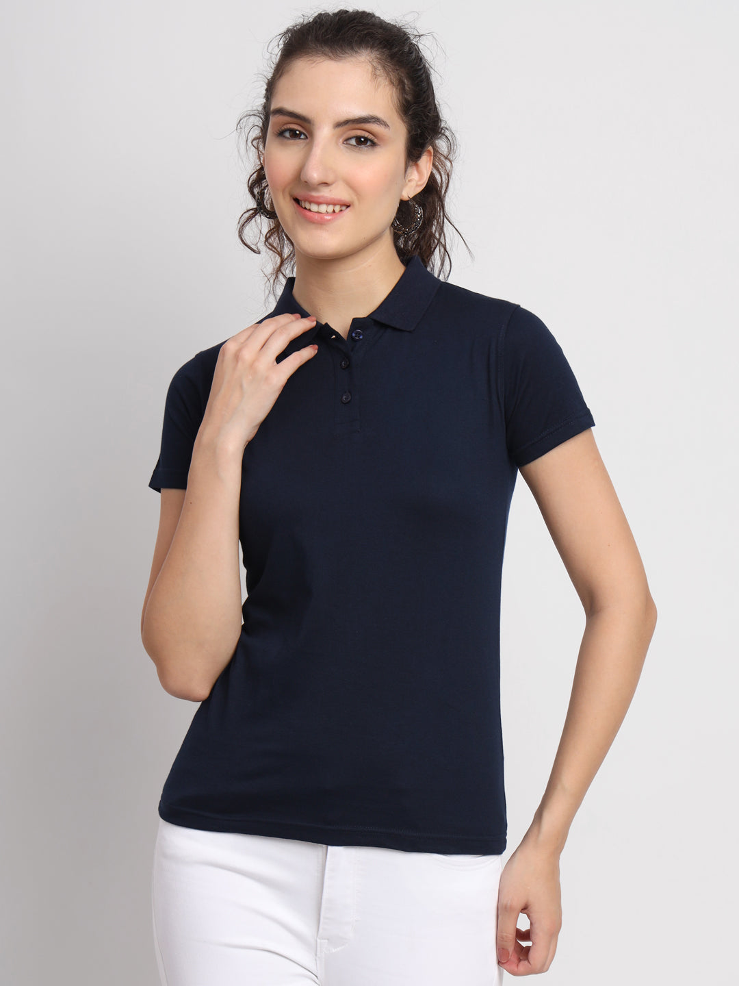 Ap'pulse Women's Casual Polo Tshirt