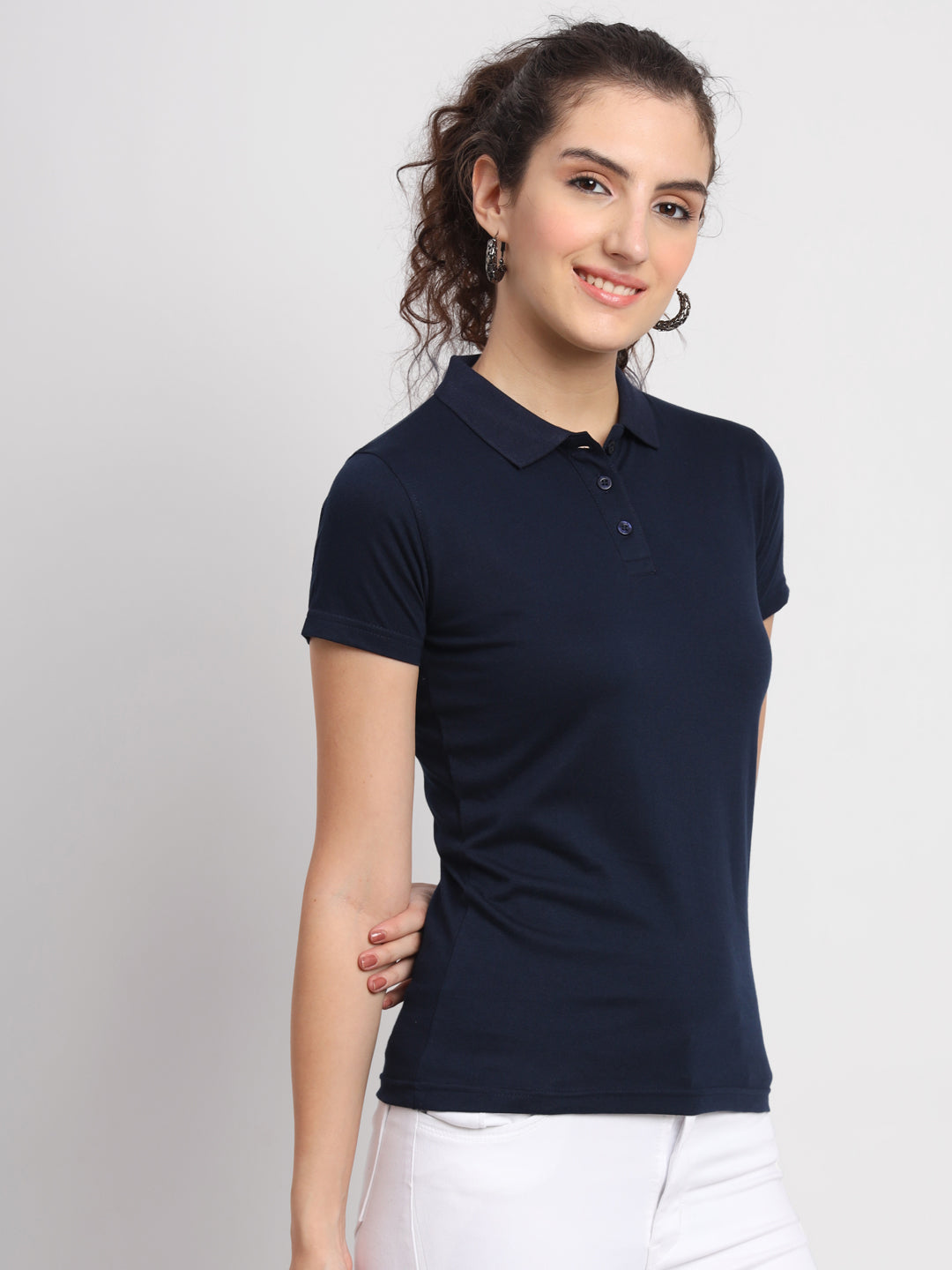 Ap'pulse Women's Casual Polo Tshirt