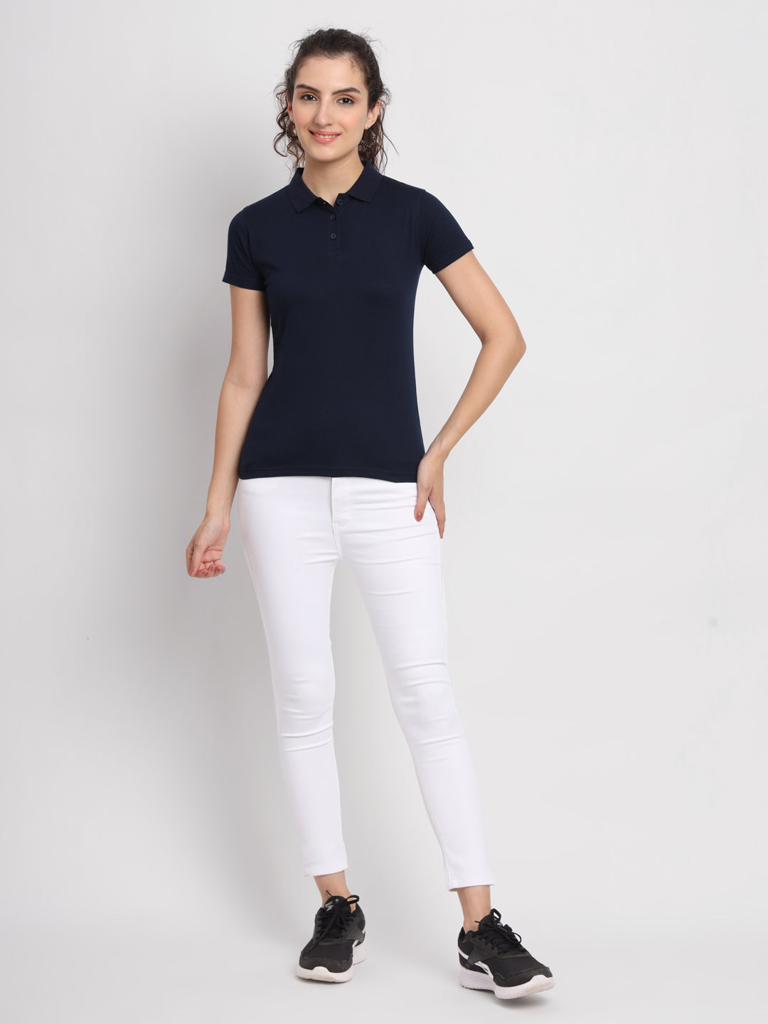 Ap'pulse Women's Casual Polo Tshirt