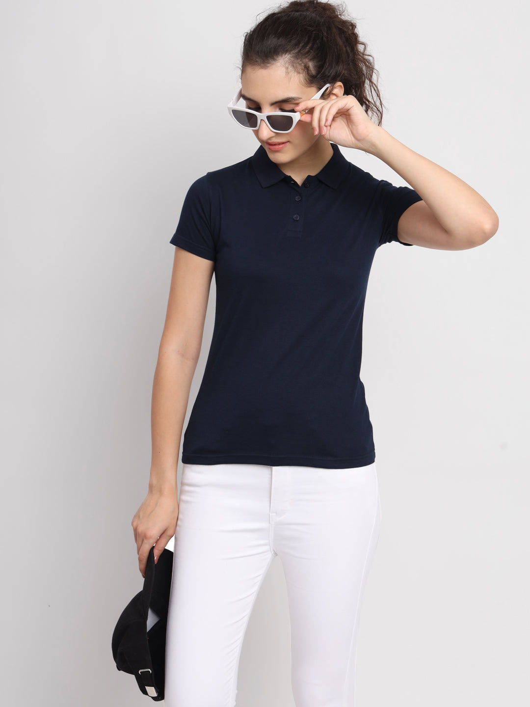 Ap'pulse Women's Casual Polo Tshirt