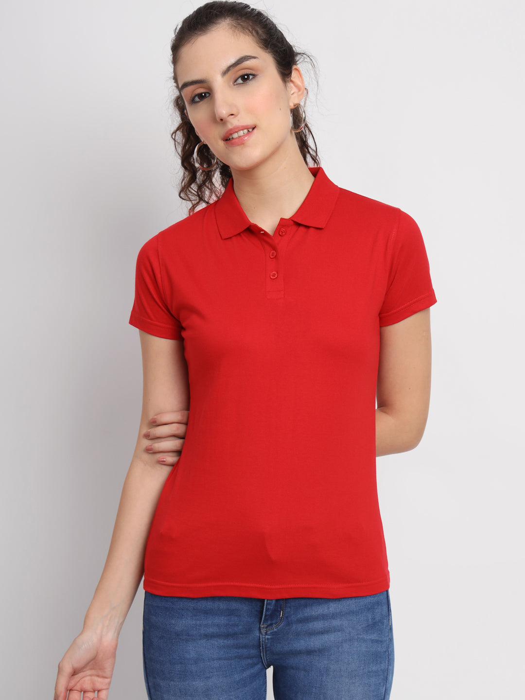 Ap'pulse Women's Casual Polo Tshirt