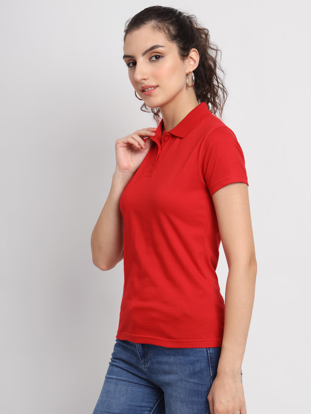 Ap'pulse Women's Casual Polo Tshirt