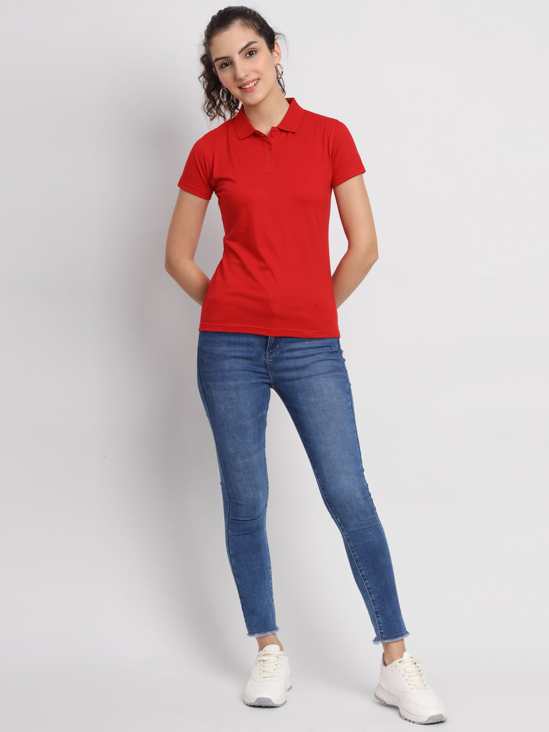 Ap'pulse Women's Casual Polo Tshirt