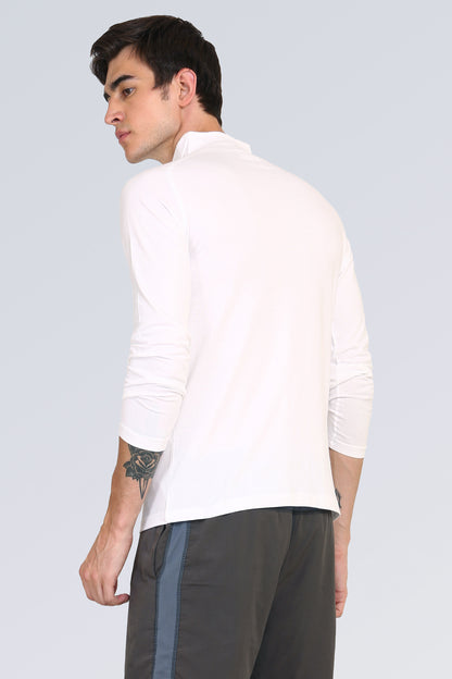 Appulse Men's 1/4 High Neck Zipper Raglan T-Shirt | Men | Premium Cotton | Activewear | Athleisure