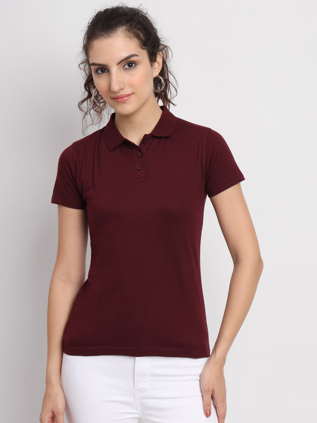 Ap'pulse Women's Casual Polo Tshirt