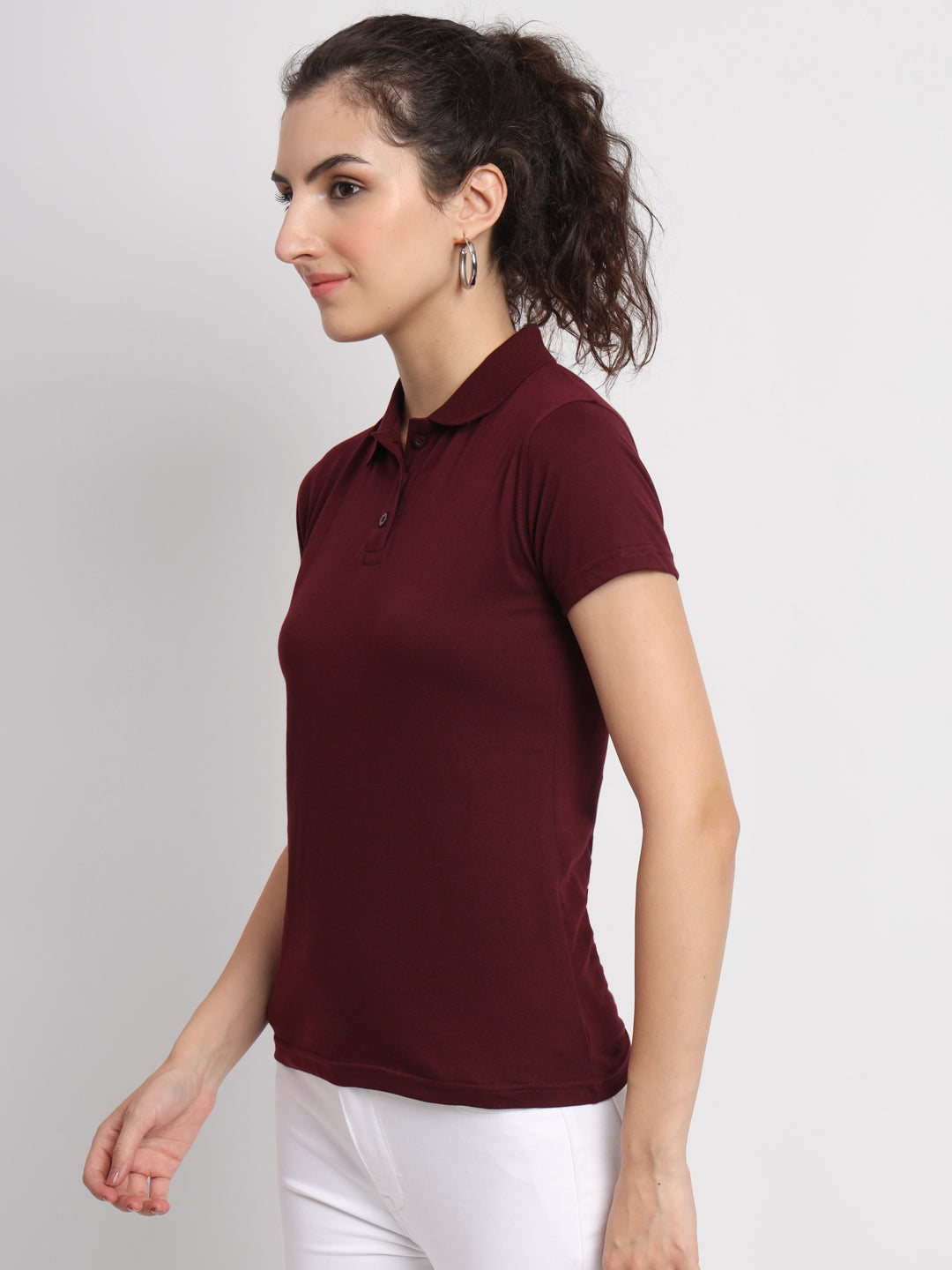 Ap'pulse Women's Casual Polo Tshirt