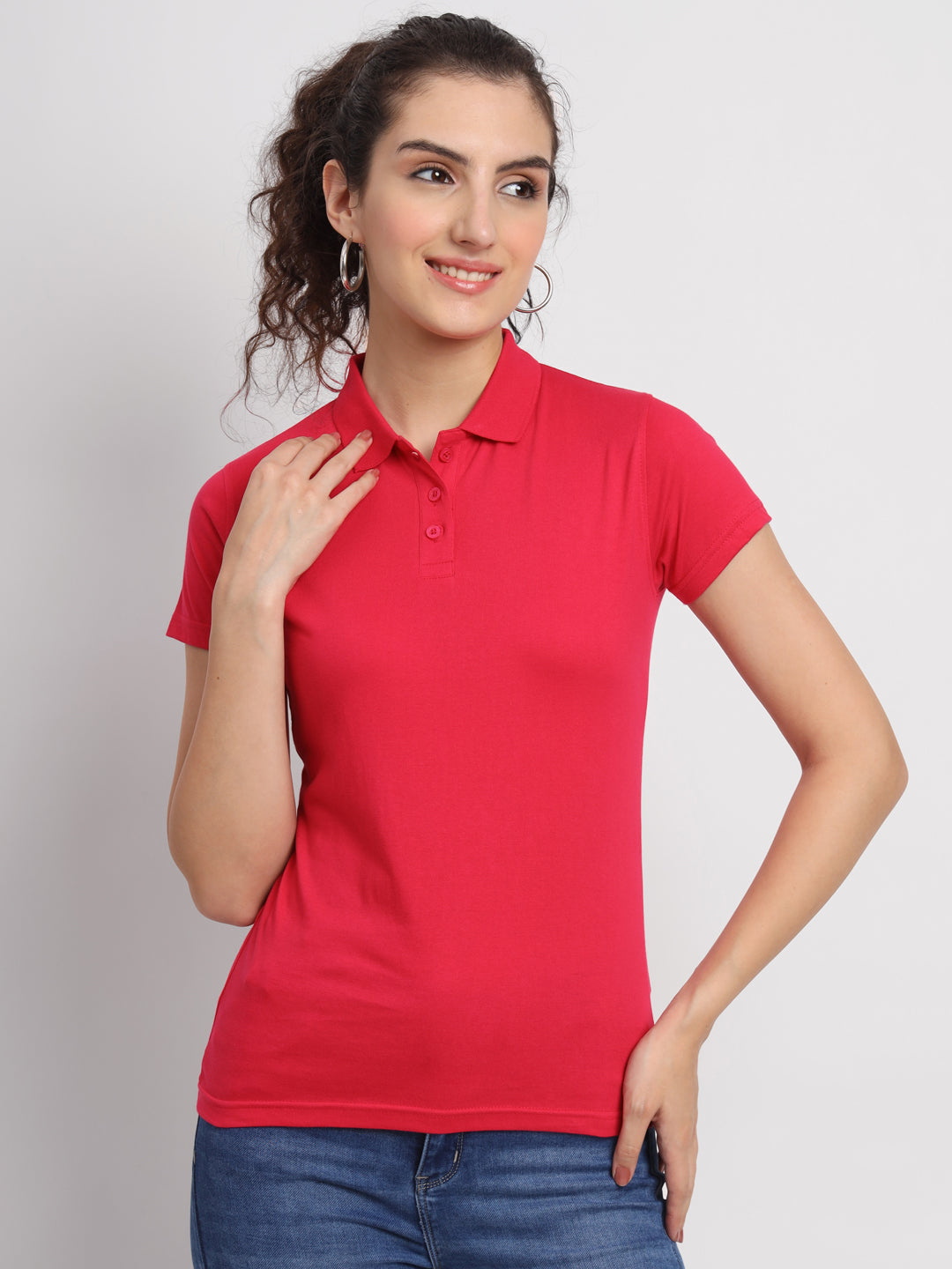 Ap'pulse Women's Casual Polo Tshirt