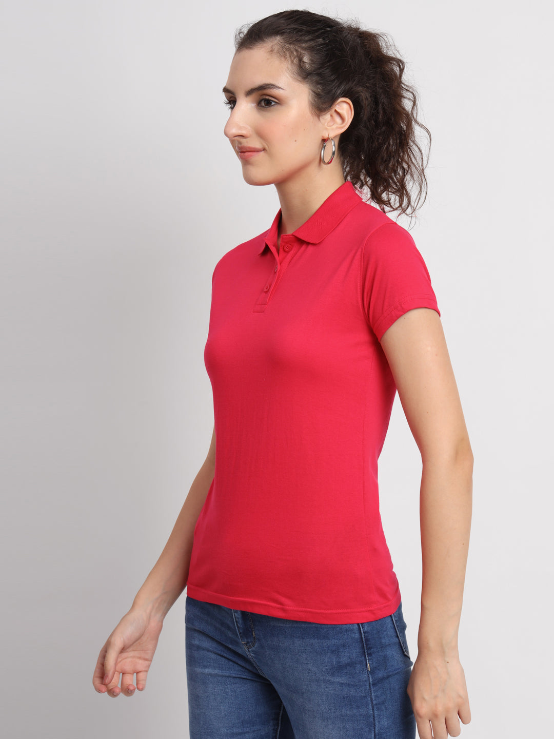 Ap'pulse Women's Casual Polo Tshirt