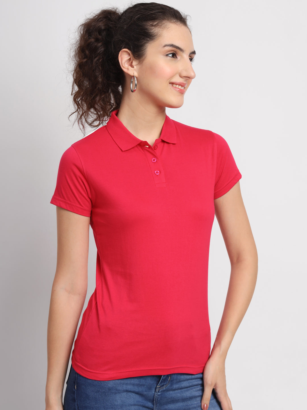 Ap'pulse Women's Casual Polo Tshirt