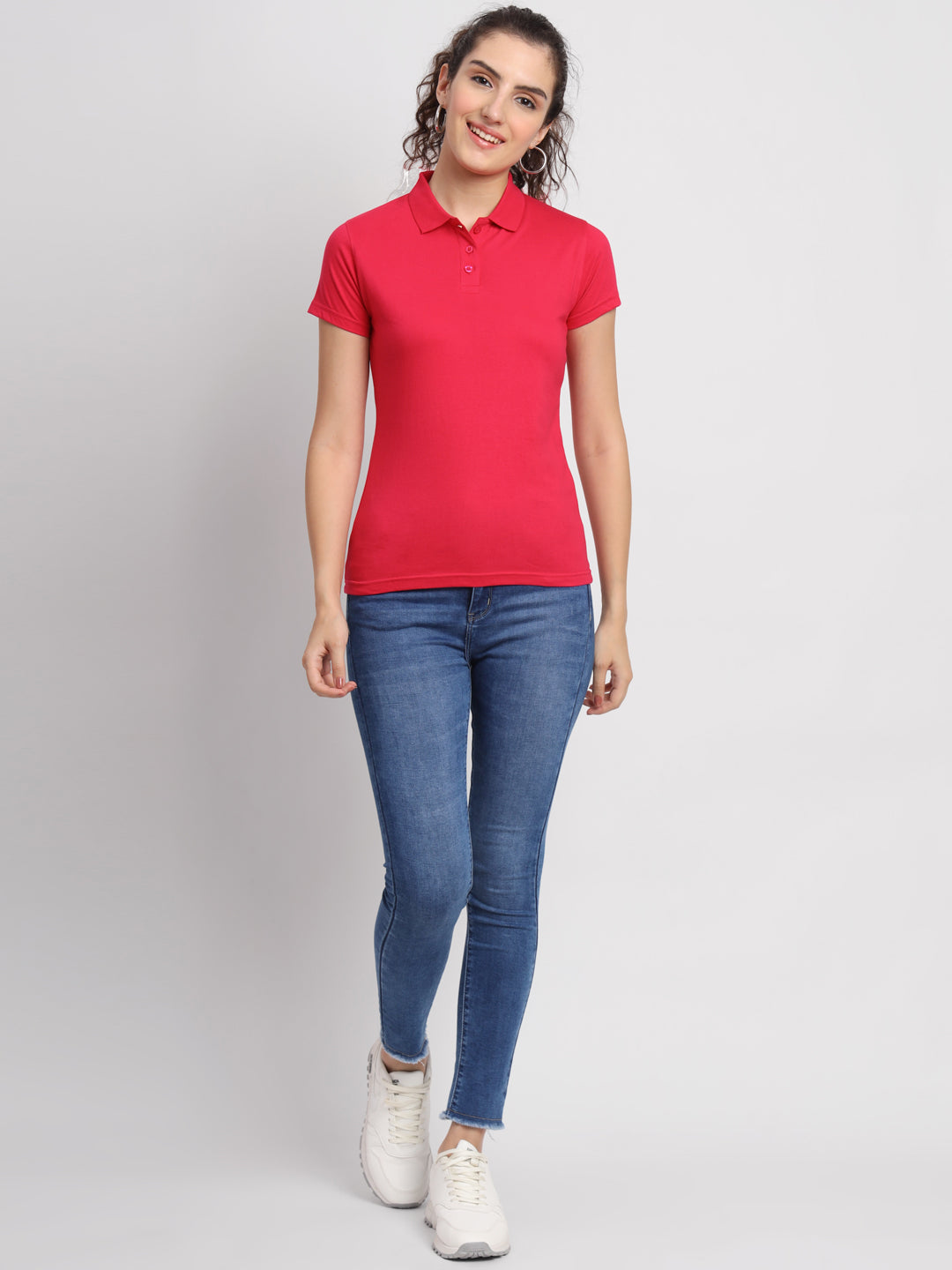 Ap'pulse Women's Casual Polo Tshirt