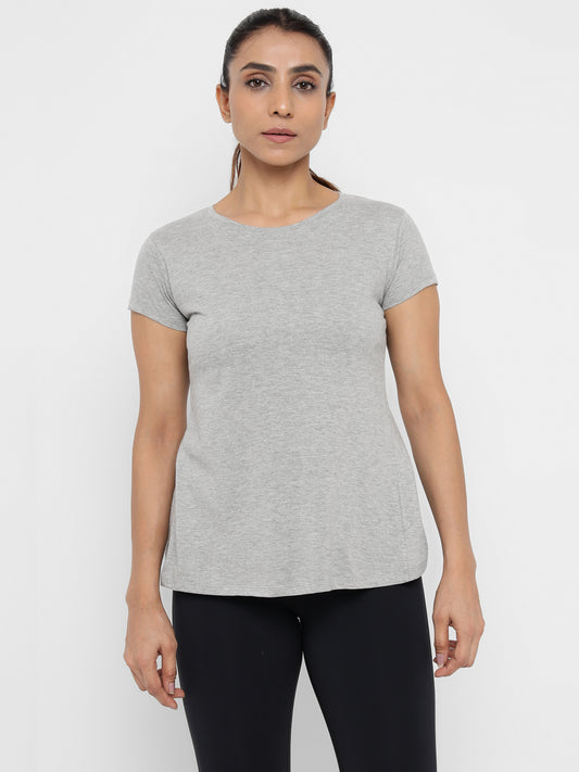 Appulse Women's Back Open T-Shirt | Women | Premium Cotton | Activewear | Athleisure