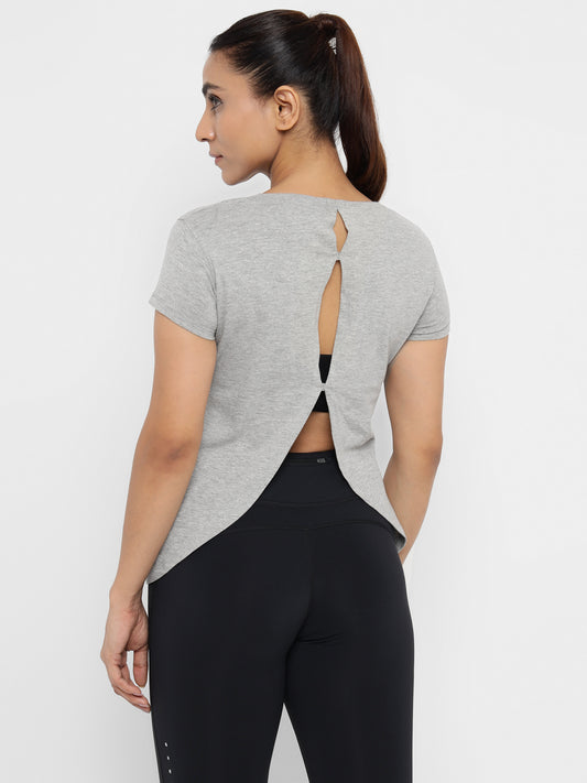 Ap'pulse Women's Back Open Tshirt