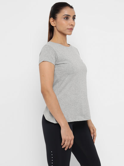 Appulse Women's Back Open T-Shirt | Women | Premium Cotton | Activewear | Athleisure
