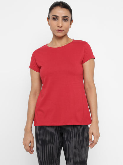 Appulse Women's Back Open T-Shirt | Women | Premium Cotton | Activewear | Athleisure