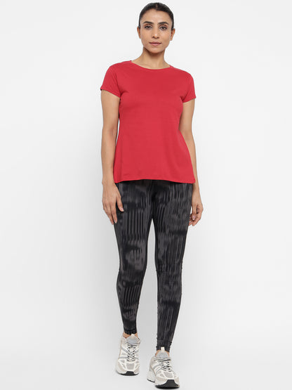 Appulse Women's Back Open T-Shirt | Women | Premium Cotton | Activewear | Athleisure