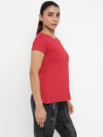 Appulse Women's Back Open T-Shirt | Women | Premium Cotton | Activewear | Athleisure