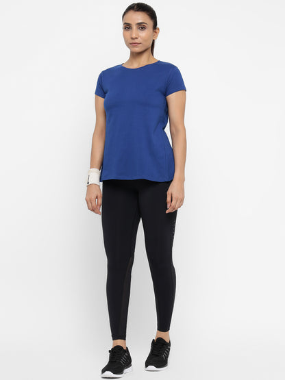 Appulse Women's Back Open T-Shirt | Women | Premium Cotton | Activewear | Athleisure