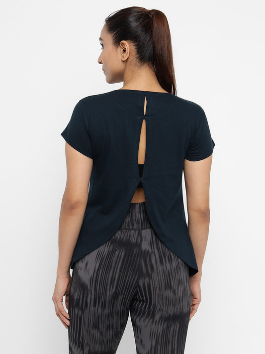 Ap'pulse Women's Back Open Tshirt