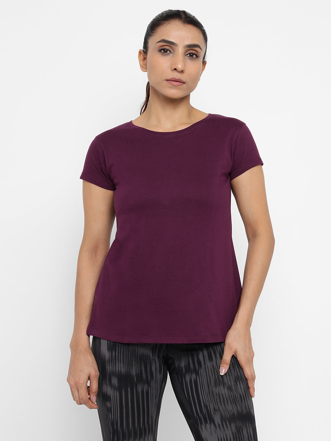 Ap'pulse Women's Back Open Tshirt