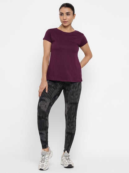 Appulse Women's Back Open T-Shirt | Women | Premium Cotton | Activewear | Athleisure
