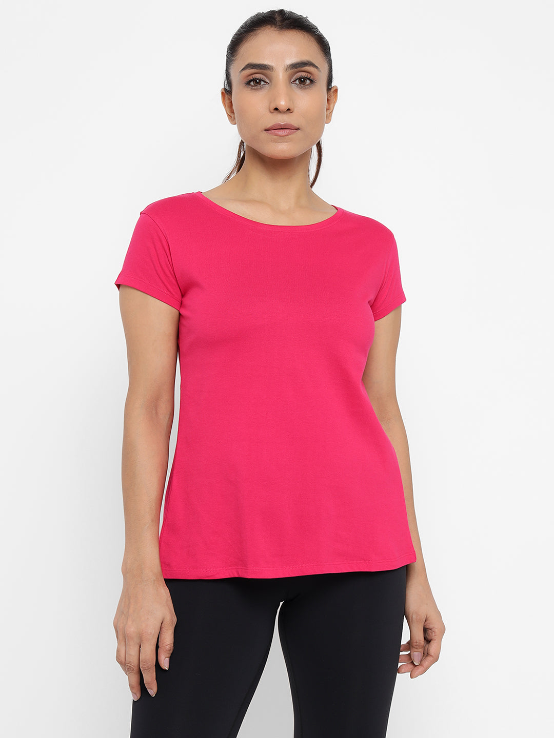 Ap'pulse Women's Back Open Tshirt