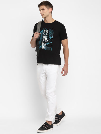 Appulse Men's Short Sleeve Round Neck Printed T-Shirt | Men | Premium Cotton | Activewear | Athleisure