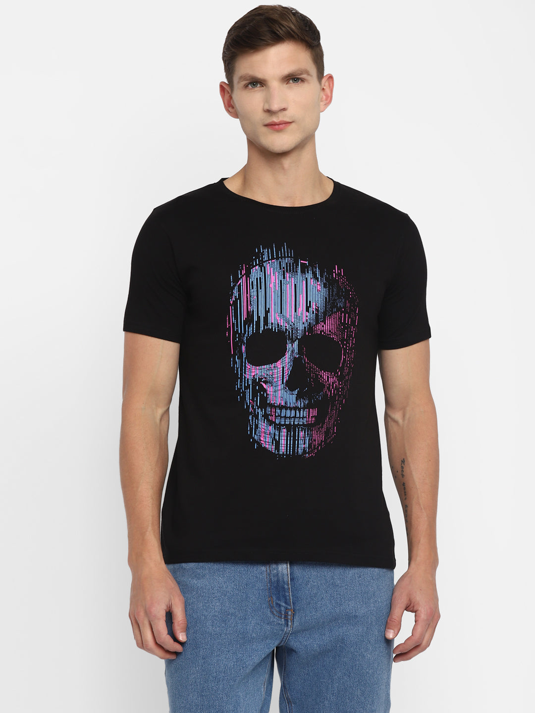 Appulse Men's Short Sleeve Round Neck Printed T-Shirt | Men | Premium Cotton | Activewear | Athleisure