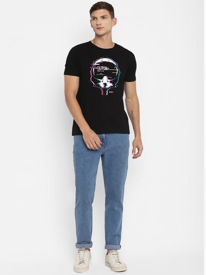 Appulse Men's Short Sleeve Round Neck Printed T-Shirt | Men | Premium Cotton | Activewear | Athleisure