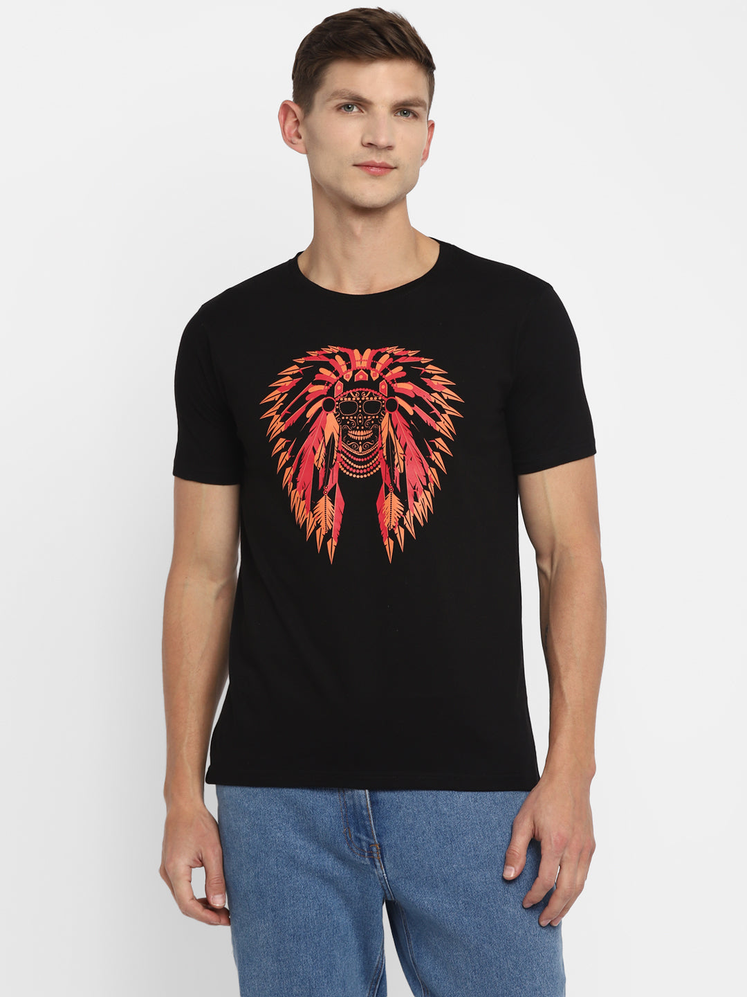 Appulse Men's Short Sleeve Round Neck Printed T-Shirt | Men | Premium Cotton | Activewear | Athleisure