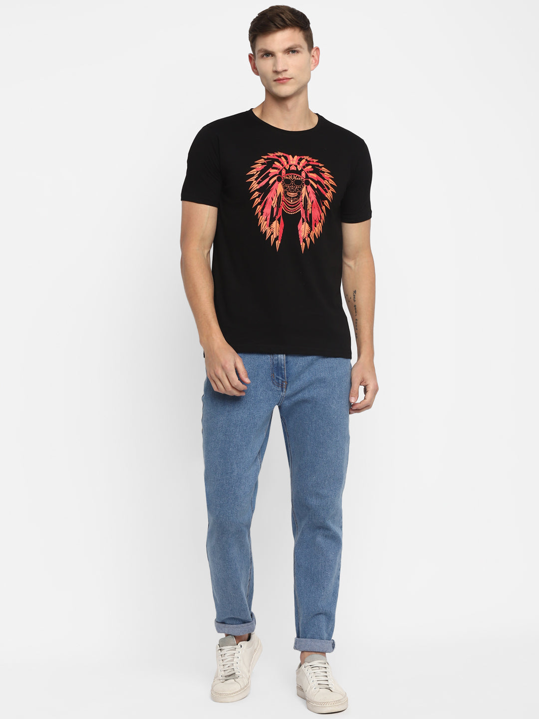 Appulse Men's Short Sleeve Round Neck Printed T-Shirt | Men | Premium Cotton | Activewear | Athleisure