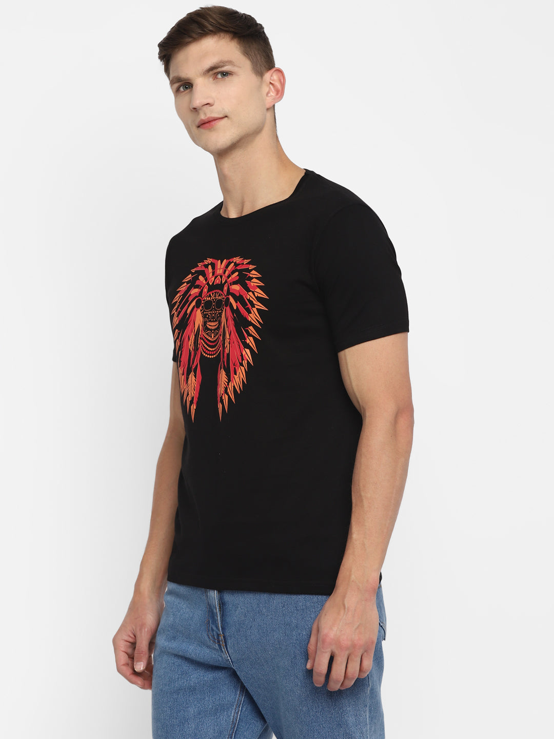 Appulse Men's Short Sleeve Round Neck Printed T-Shirt | Men | Premium Cotton | Activewear | Athleisure