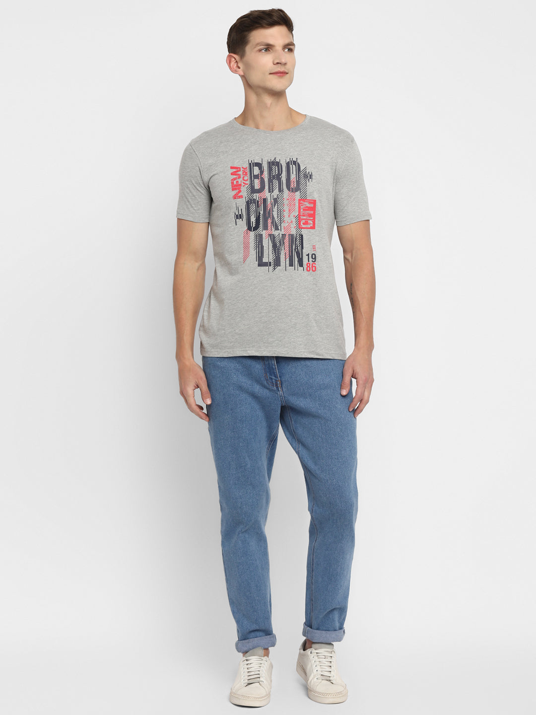 Appulse Men's Short Sleeve Round Neck Printed T-Shirt | Men | Premium Cotton | Activewear | Athleisure