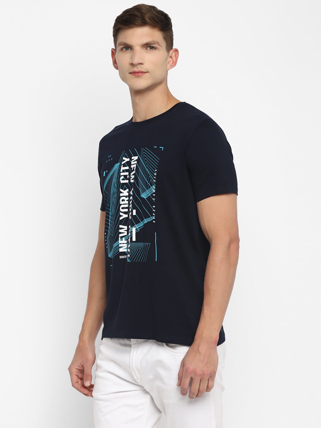 Appulse Men's Short Sleeve Round Neck Printed T-Shirt | Men | Premium Cotton | Activewear | Athleisure