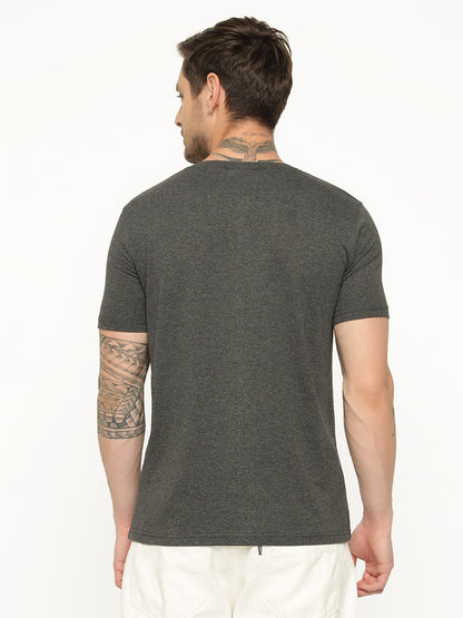 Appulse Men's Short Sleeve Henley T-Shirt | Men | Premium Cotton | Activewear | Athleisure