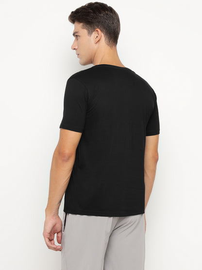 Appulse Men's Short Sleeve Henley T-Shirt | Men | Premium Cotton | Activewear | Athleisure