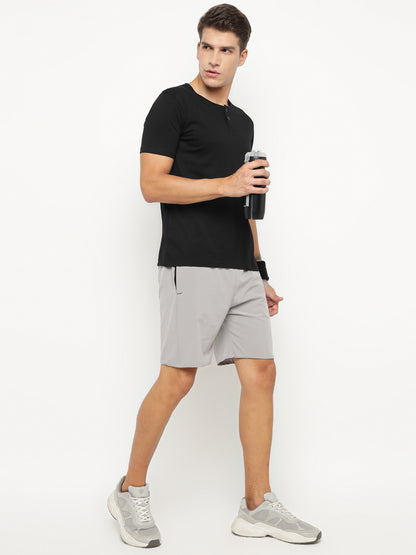 Appulse Men's Short Sleeve Henley T-Shirt | Men | Premium Cotton | Activewear | Athleisure