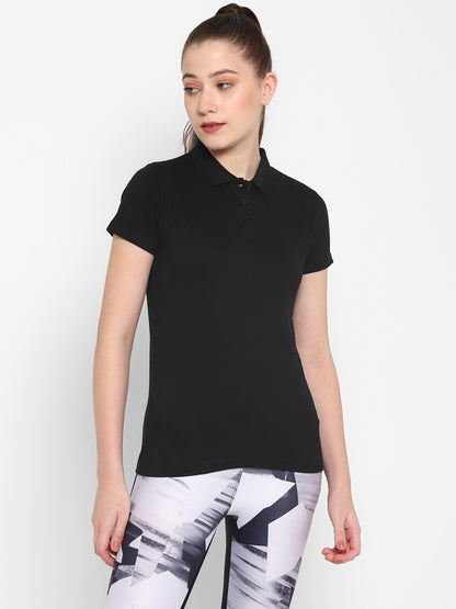 Appulse Women's Sports Polo T-Shirt | Women | Premium Cotton | Activewear | Athleisure