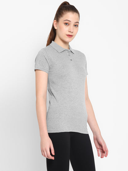 Appulse Women's Sports Polo T-Shirt | Women | Premium Cotton | Activewear | Athleisure