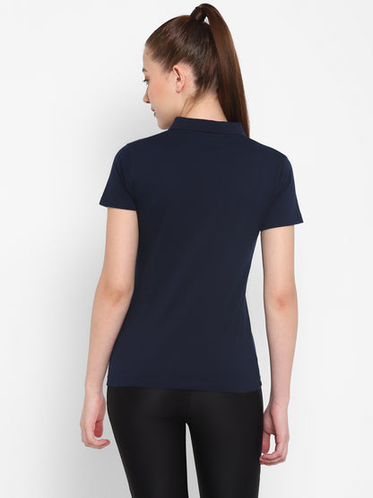 Appulse Women's Sports Polo T-Shirt | Women | Premium Cotton | Activewear | Athleisure