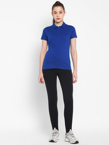 Appulse Women's Sports Polo T-Shirt | Women | Premium Cotton | Activewear | Athleisure